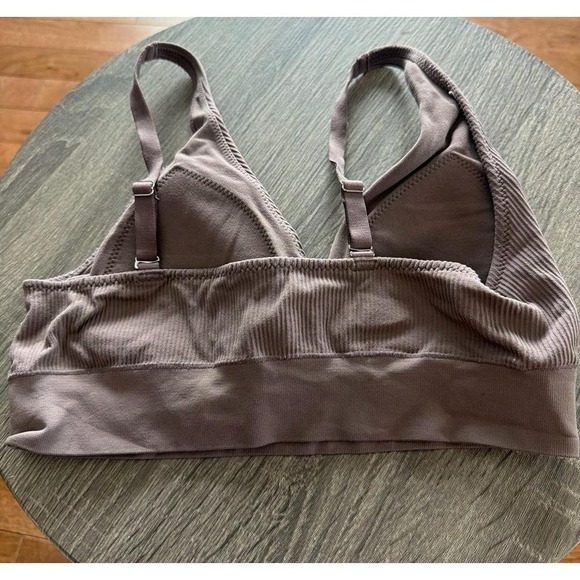 Jockey Taupe Sports Bra Ribbed Medium - Picture 2 of 3